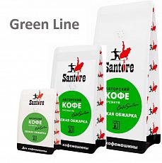 купить товар Зерновой и молотый кофе Green Line